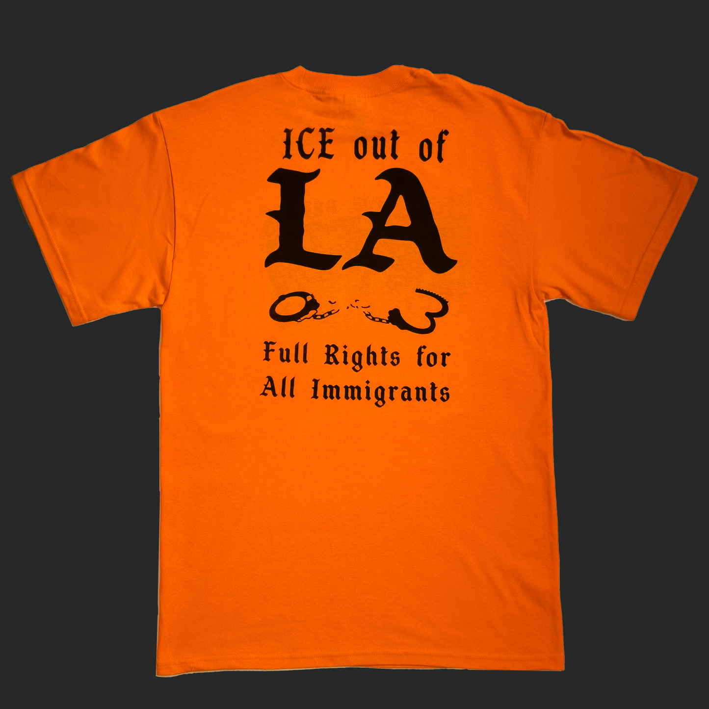 resistance in LA tee (orange)