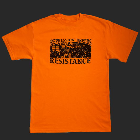 resistance in LA tee (orange)